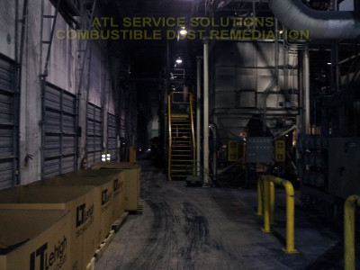 Warehouse Facility Combustiable Dust Remediation Cleaning Atlanta Service Solutions
